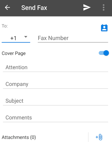 eFax Mobile Faxing