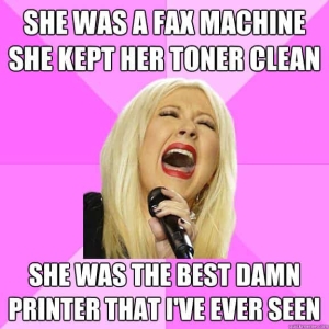 Fun meme about fax machines