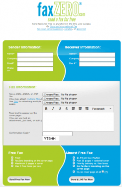 Free Faxing With FaxZero