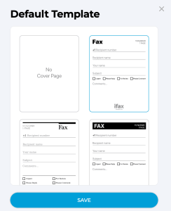 iFax Cover Pages Templates
